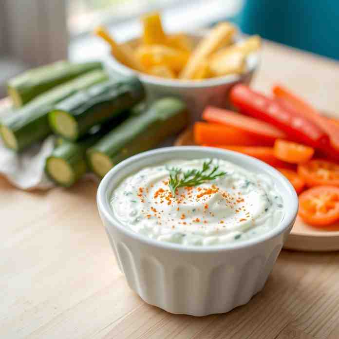 Greek Cucumber Dip Tzatziki - Easy Recipe